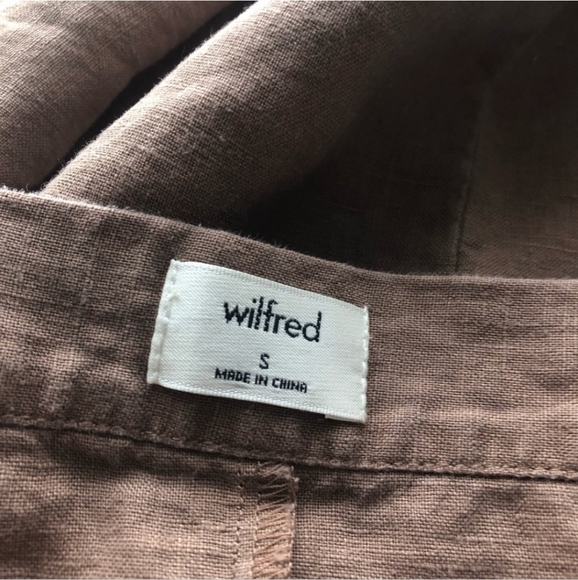 Wilfred 100%linen wrap skirt Eleta size S - Picture 11 of 13